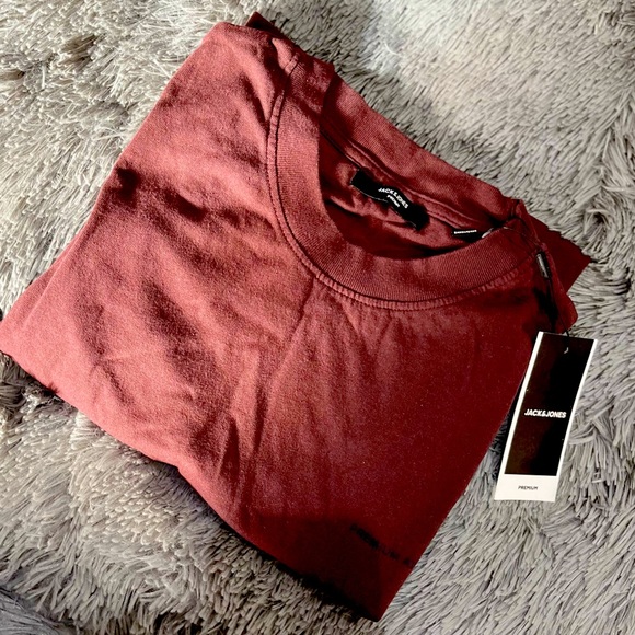 Jack And Jones Medium T-Shirt - Burgundy Colour - Picture 3 of 3
